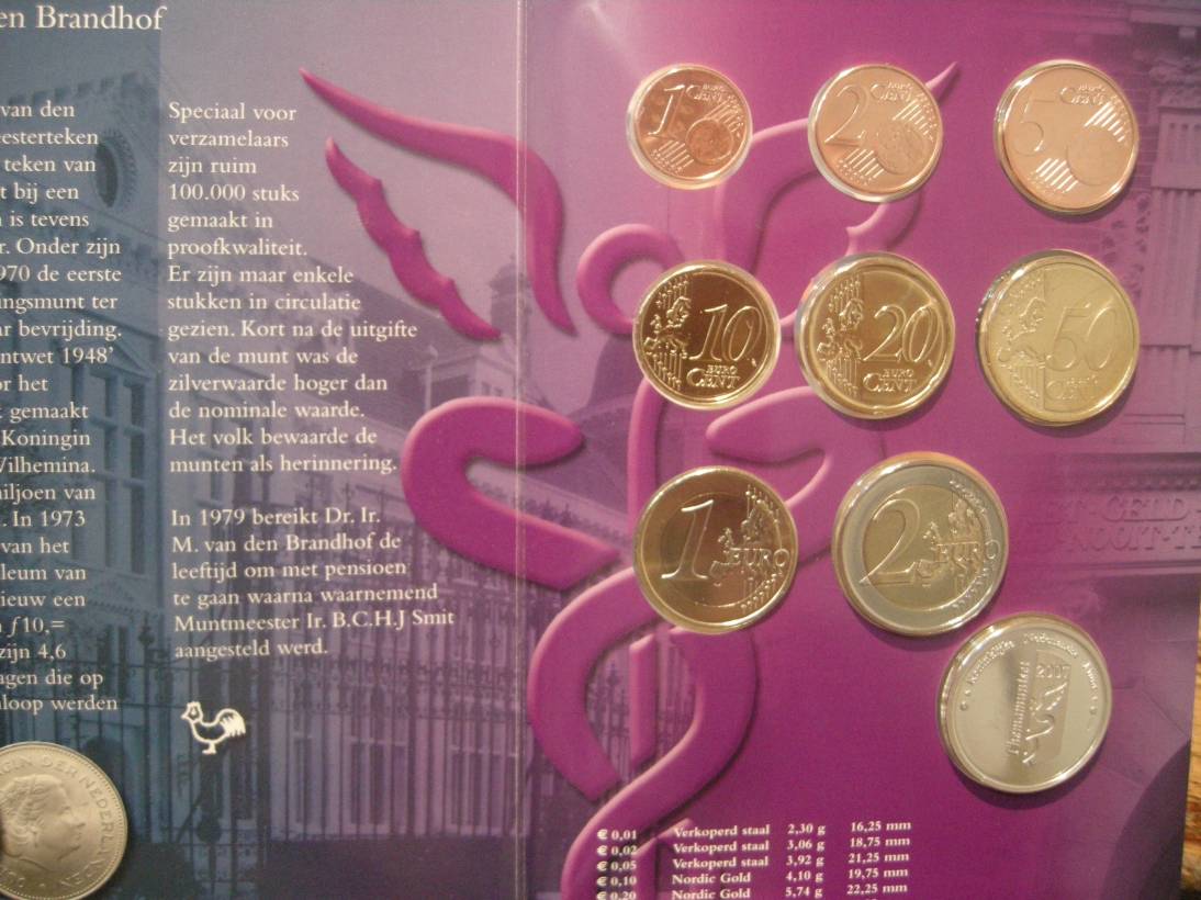 (afbeelding voor) Holland Coin Fair set ZILVER Nederland 2007 Oplage 100 sets